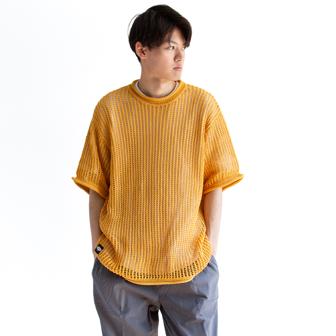 芸能人愛用のおすすめ最新情報 MANASTASH マナスタッシュ メッシュ サマー セーター MESH トップス