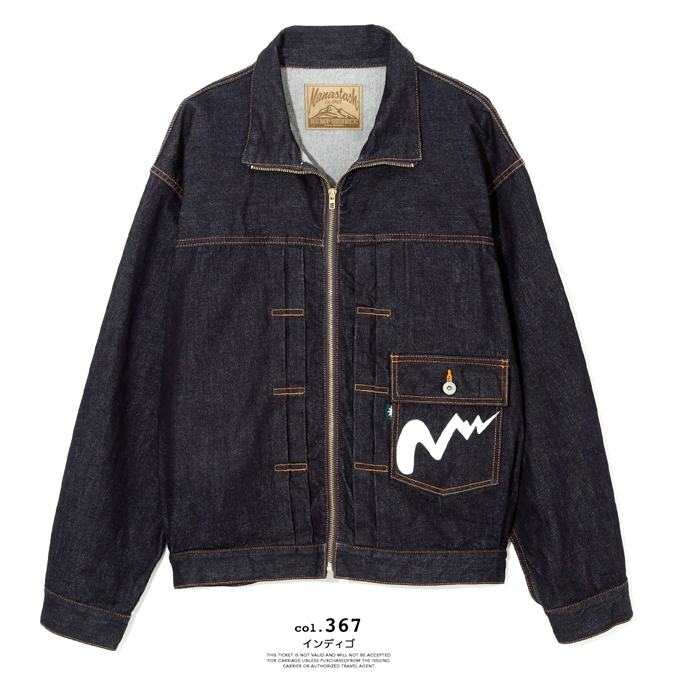ジャケット・アウター MANASTASH jeanasis MANASTASH マナスタッシュ MS DENIM ZIP JACKET デニム ジップ