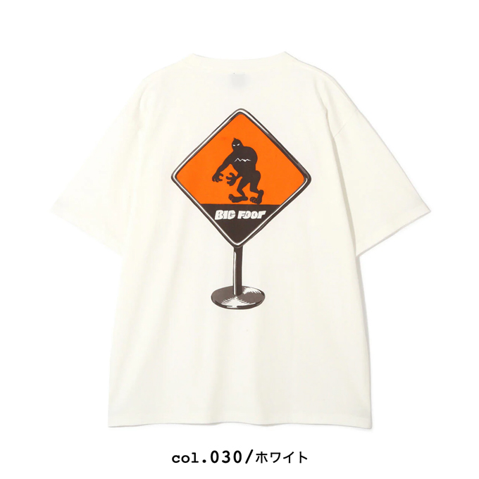 MANASTASH（マナスタッシュ） PUMICE TEE CAUTION! UMA ビッグフット