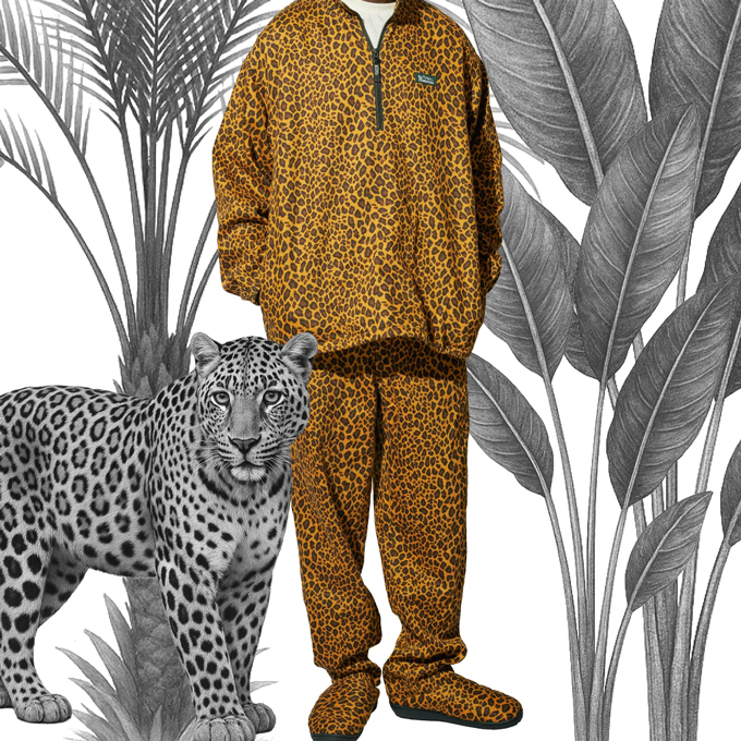 MANASTASH マナスタッシュ CHILLIWACK PANTS LEOPARD レオパード パンツ 792-5210011 / マナスタ パンツ メンズ レディース イージーパンツ A-KLASS コラボ ヒョウ柄 アニマル 総柄 2025AW MANASTASH（マナスタッシュ） CHILLIWACK PANTS LEOPARD レオパード