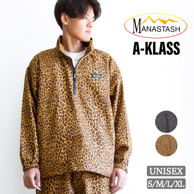 MANASTASH �}�i�X�^�b�V�� CHILLIWACK PULLOVER LEOPARD ���I�p�[�h �v���I�[�o�[ 792-5252008