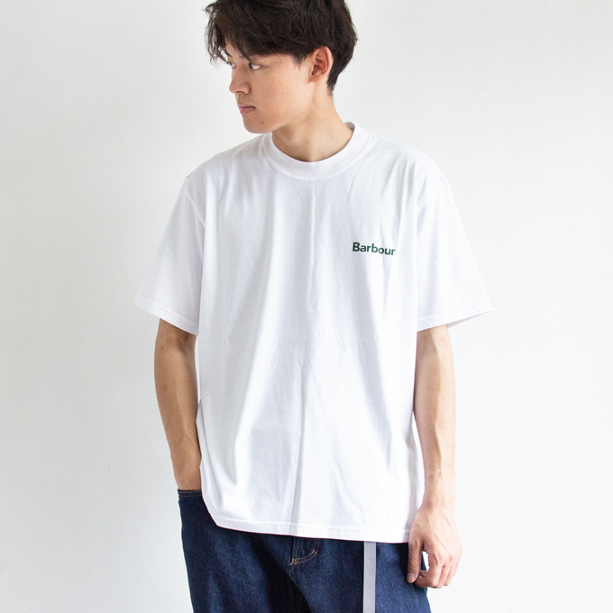 Strowell Barbour(バブアー) Strowell ロゴ リラックスフィット Tシャツ 241MTS1260 793-3134019 ...