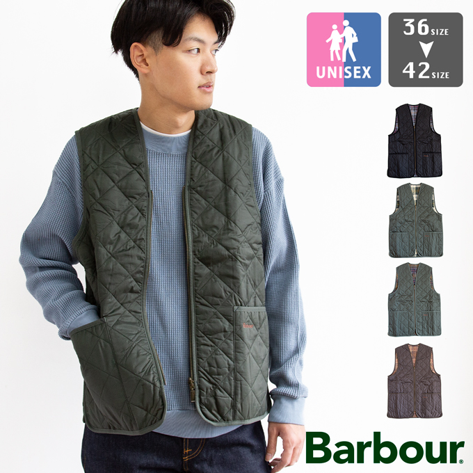 Barbour バブアー QUILTED WAISTCOAT ZIP LINER キルティング ジップ ライナー 793-3955002 / 232MLI0001 / 2023AW｜jeansstation