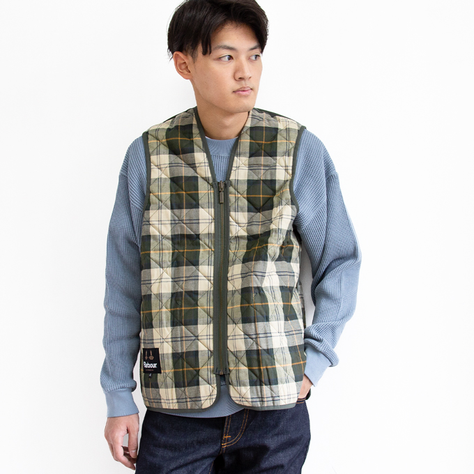 Barbour バブアー QUILTED WAISTCOAT ZIP LINER キルティング ジップ ライナー 793-3955002 / 232MLI0001 / 2023AW｜jeansstation｜11