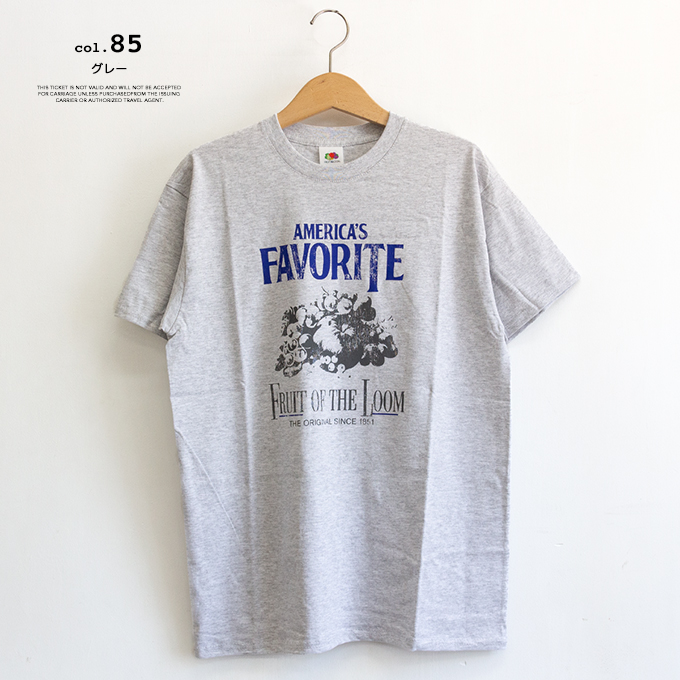 FRUIT OF THE LOOM（フルーツオブザルーム） FTL Print T-shirt G FTL