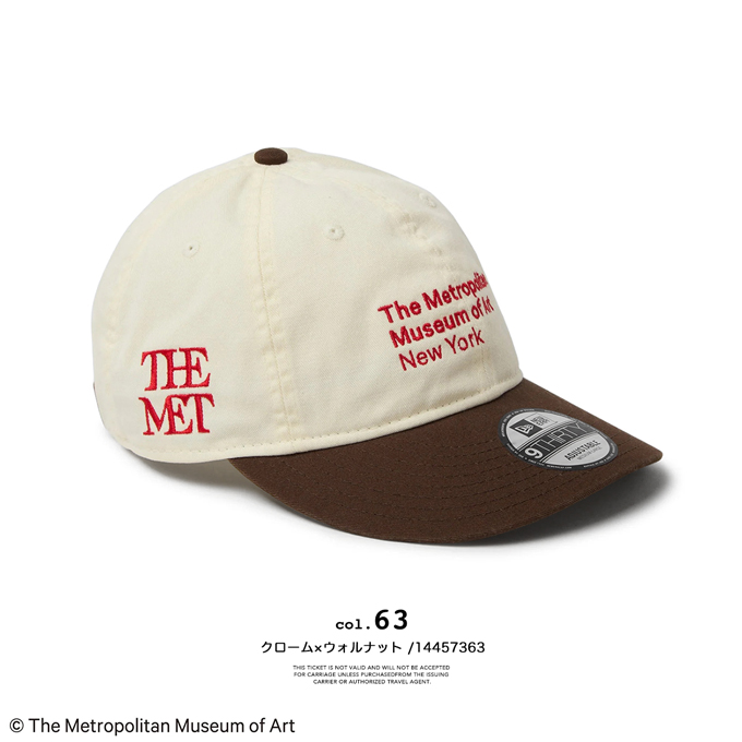 NEW ERA（ニューエラ） 9THIRTY The Met レザーストラップ ロゴ