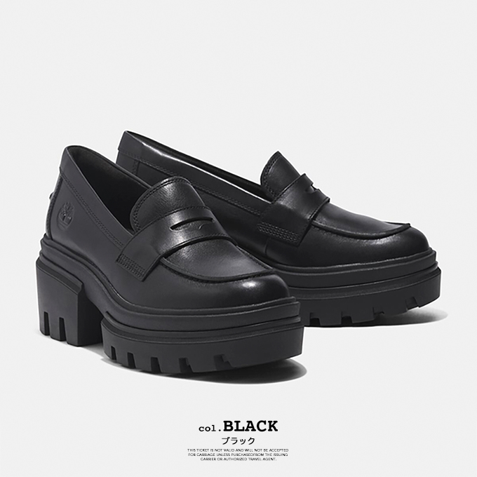 Timberland ティンバーランド レディース エバリー ローファー シューズ ブラック EVERLEIGH LOAFER 0A5P17 / 2024SPRING｜jeansstation｜10