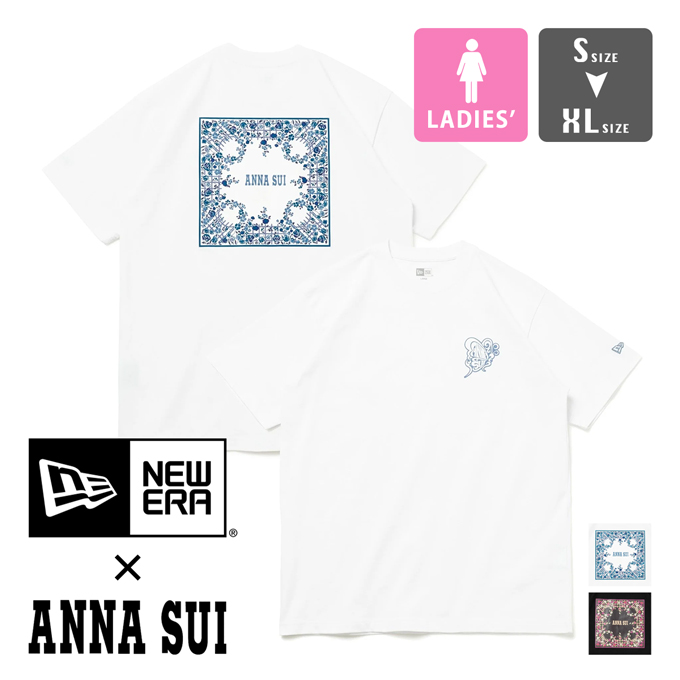 NEW ERA ニューエラ SSCT TEE ANNA SUI S/S アナスイ コラボ Tシャツ 141246 /14124676 14124677 2024SUMMER｜jeansstation