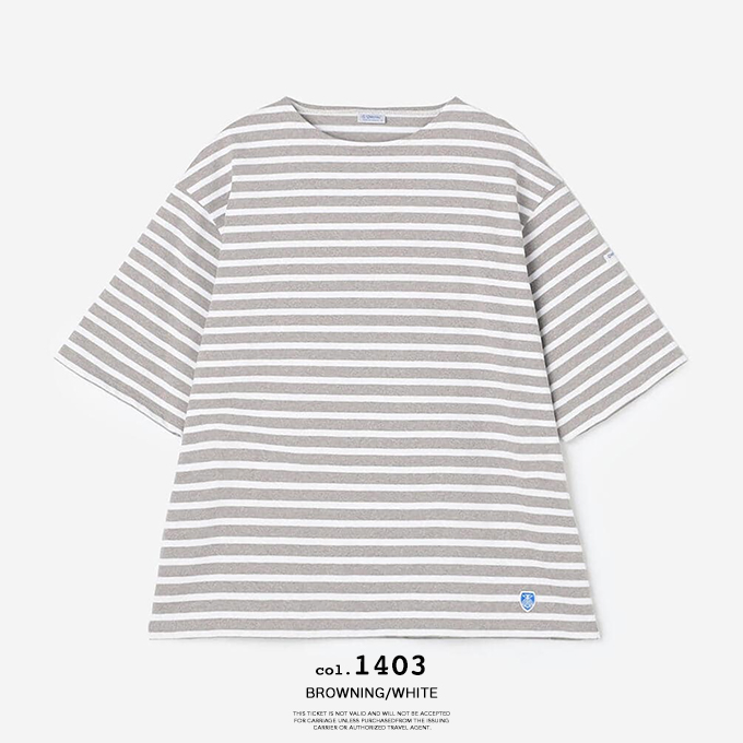 ORCIVAL（オーシバル） CREW NECK S/S P.O. コットンロード クルー