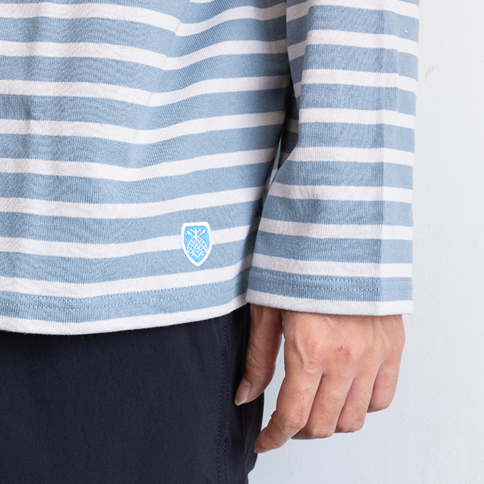 ORCIVAL（オーシバル） Men's Cotton Lourd Wide Basque Shirt メンズ