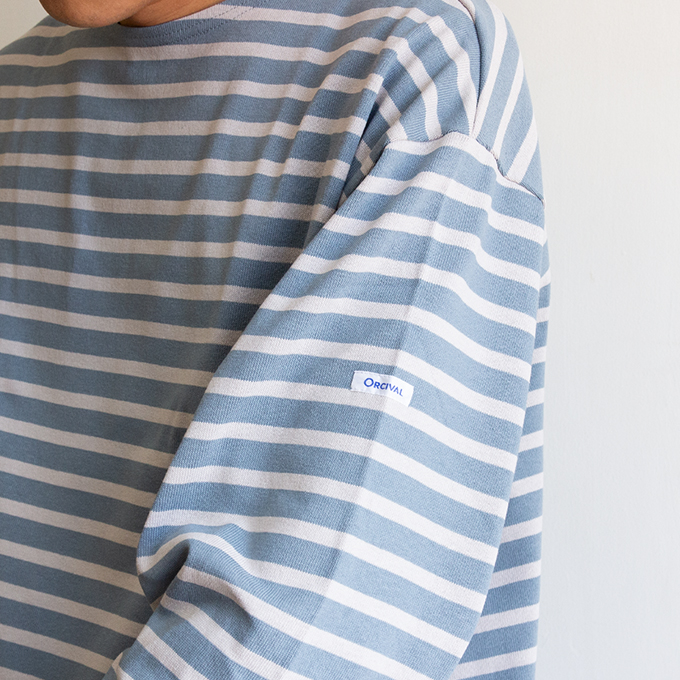 ORCIVAL（オーシバル） Men's Cotton Lourd Wide Basque Shirt メンズ