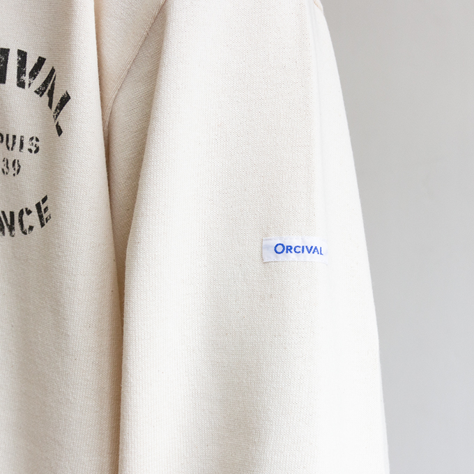 ORCIVAL（オーシバル） Men's Cotton Lourd Crew Neck Basque Shirt