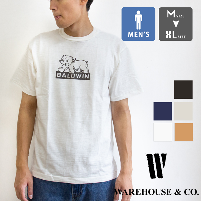 WAREHOUSE（ウエアハウス） ウェアハウス Lot 4601 S/S BALDWIN Tee
