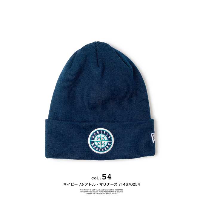 NEW ERA（ニューエラ） BASIC CUFF KNIT MLB Team Logo ベーシック