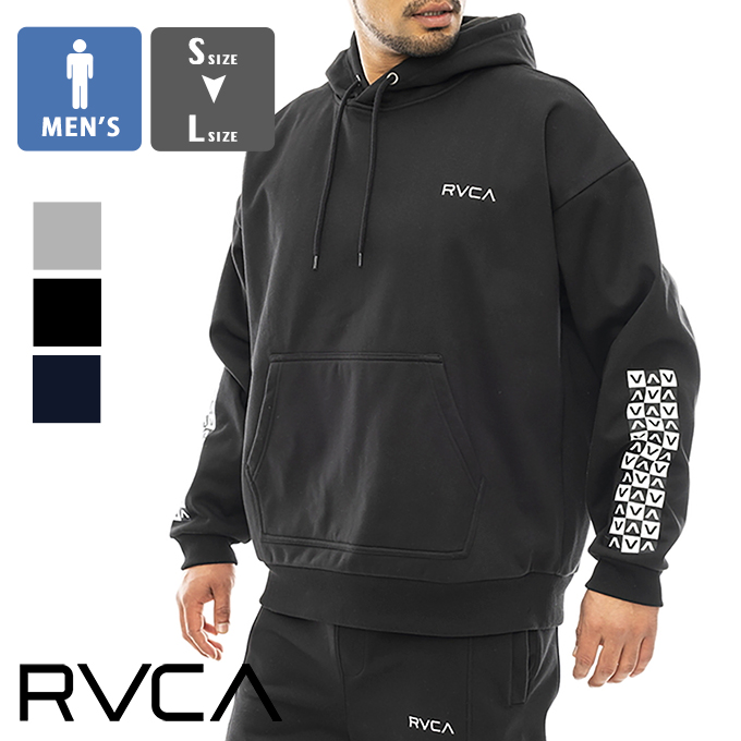 【SALE!!】 RVCA ルーカ CHECKER HOODIE チェッカー フーディー パーカー BD042048 / 2023AW :BD042048EC:ジーンズステーション