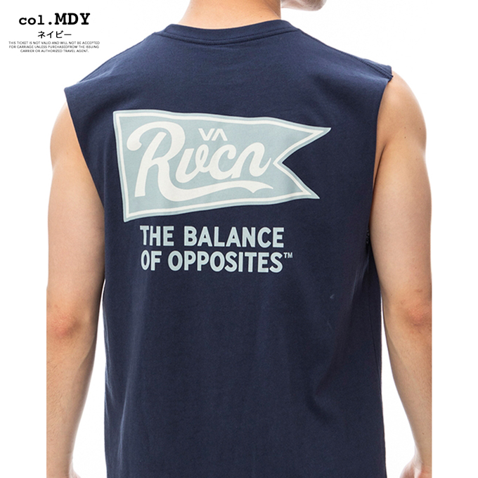 RVCA ルーカ RVCA メンズ PENNANTAN CUTOFF TANK タンクトップ BE041351 / 2024SS｜jeansstation｜14