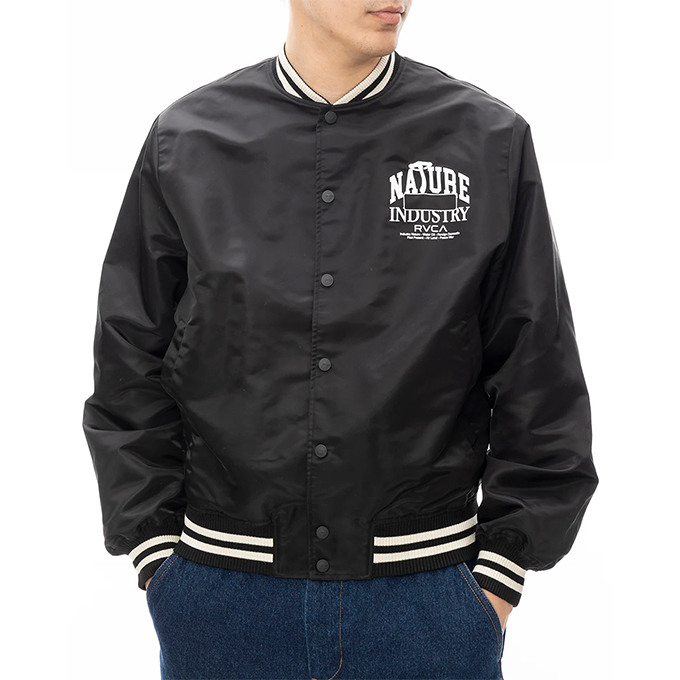 RVCA ルーカ  スタジャン　スタジアムジャンパー　新品未使用　ブラック　S RVCA メンズスタジャン｜コート、ジャケット｜ファッション 通販