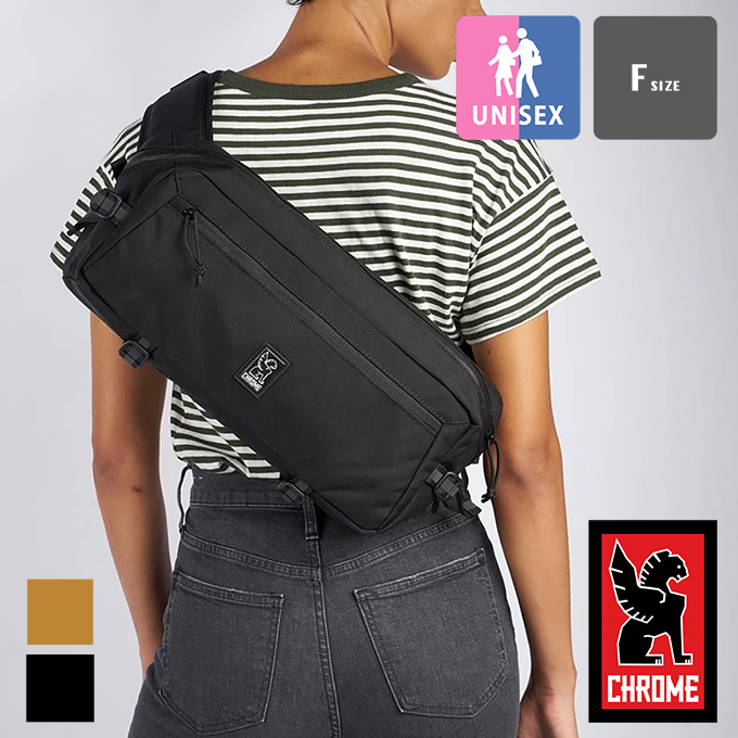 KADET SLING BAG (カデット スリングバッグ) レザー/ブラック CHROME（クローム） カデット スリング バッグ CHROME KADET SLING BAG