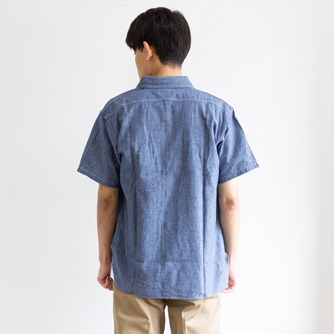 BUZZ RICKSON'S バズリクソンズ BLUE CHAMBRAY WORK SHIRT ブルー