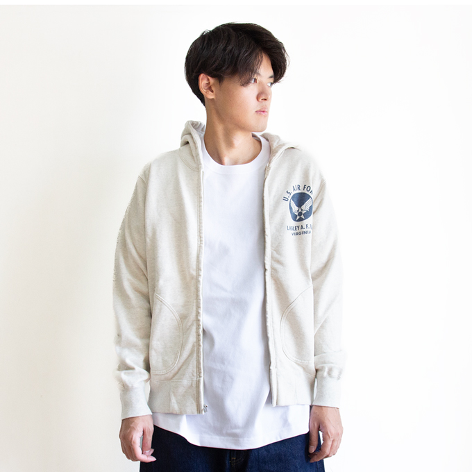 BUZZ RICKSON'S バズリクソンズ FULL ZIP SWEAT PARKA U.S. AIR FORCE