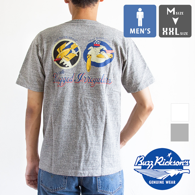 BUZZ RICKSONS バズリクソンズ SLUB YARN 「322nd BOMB.SQ」 T-SHIRT　スラブヤーン Tシャツ BR79563 / メンズ Mens 半袖 ミリタリー 爆撃機 飛行機 戦闘機 2025SUMMER BUZZ RICKSON'S バズリクソンズ SLUB YARN 「322nd BOMB.SQ」 T-SHIRT