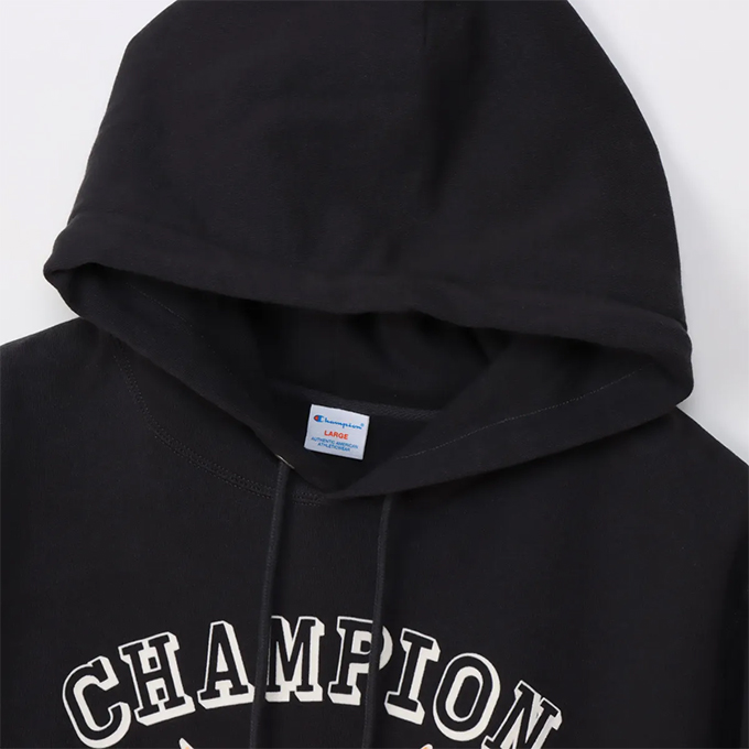 Champion（チャンピオン） フロッキー プリント フーデッド スウェット