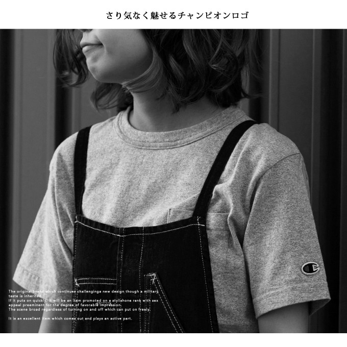 Champion 【CHAMPION チャンピオン】T1011 ポケット付 ヘビー