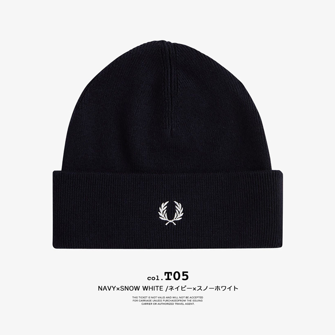 新品未使用　FRED PERRY ニットベレー帽　日本製 FRED PERRY フレッドペリー ビーニー メンズ レディース Classic
