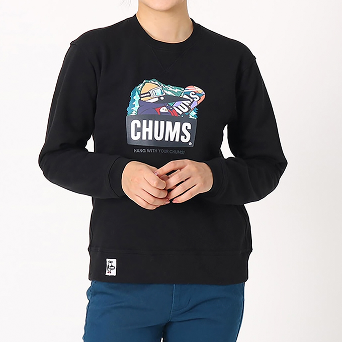 CHUMS チャムス 】 Snowboading Booby Crew Top スノーボーディング