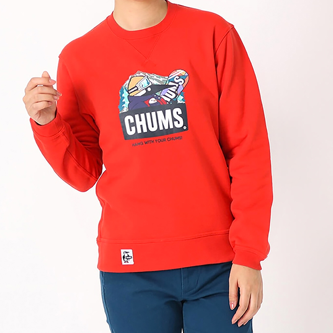 CHUMS チャムス 】 Snowboading Booby Crew Top スノーボーディング