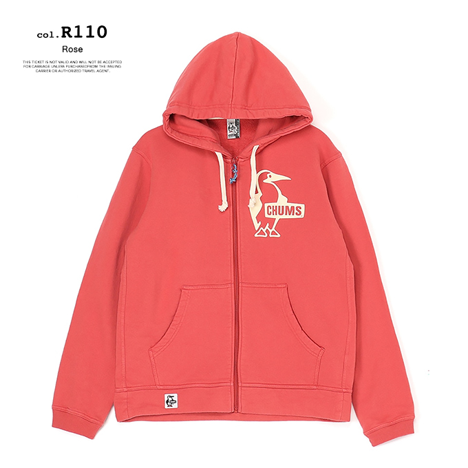 CHUMS（チャムス） Booby Logo Zip Parka ブービー ロゴ ジップ