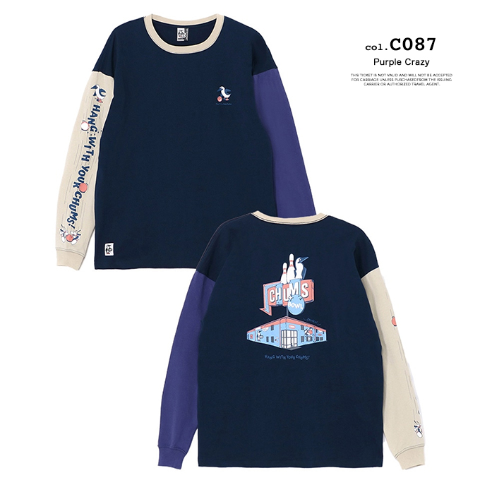 CHUMS（チャムス） CHUMS Bowl L/S T-Shirt ボウル ロングスリーブ T