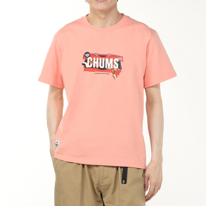 CHUMS チャムス S/S Pizza Box T-Shirt ショートスリーブ ピザ