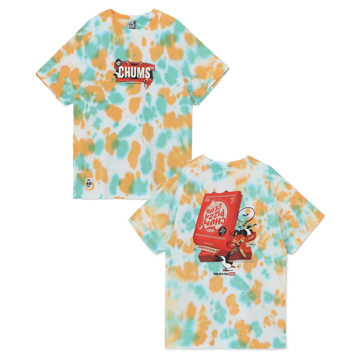 CHUMS チャムス S/S Pizza Box T-Shirt ショートスリーブ ピザ