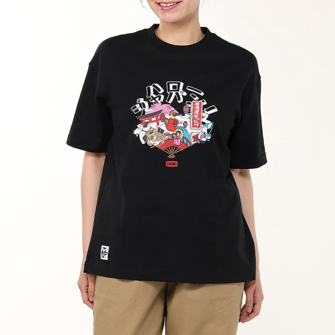 人気アイテム CHUMS チャムス S/S Hello Japan T-Shirt ショートスリーブ Clothing