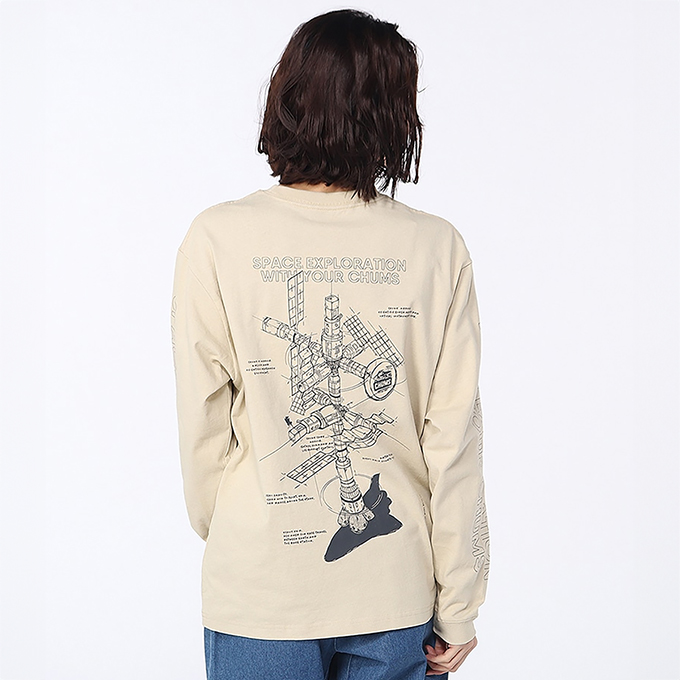 CHUMS（チャムス） Space Dock L/S T-Shirt スペースドック ロング