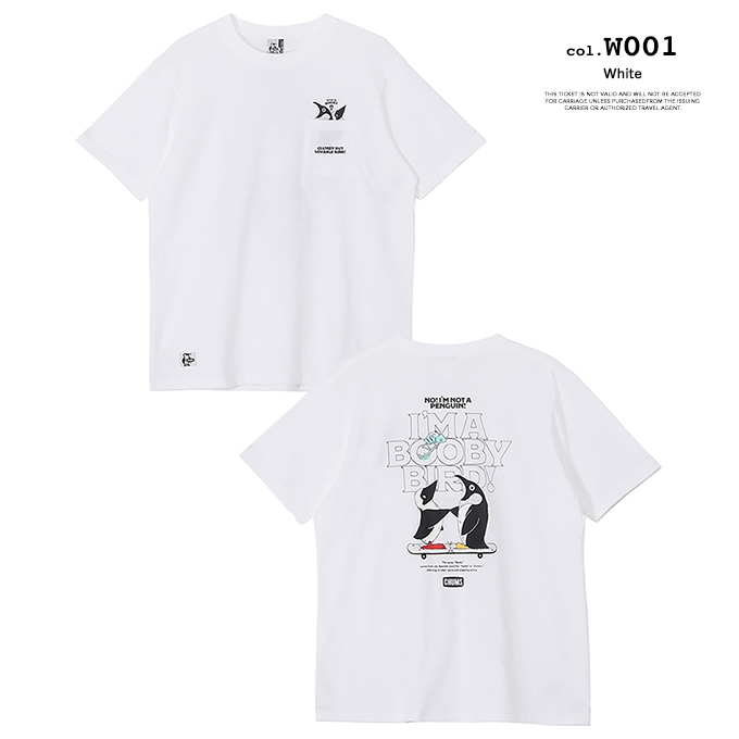 CHUMS チャムス I'm a Booby Bird Pocket T-Shirt アイム ア ブービーバード ポケット Tシャツ CH01-2750 / 2026SUMMERの画像