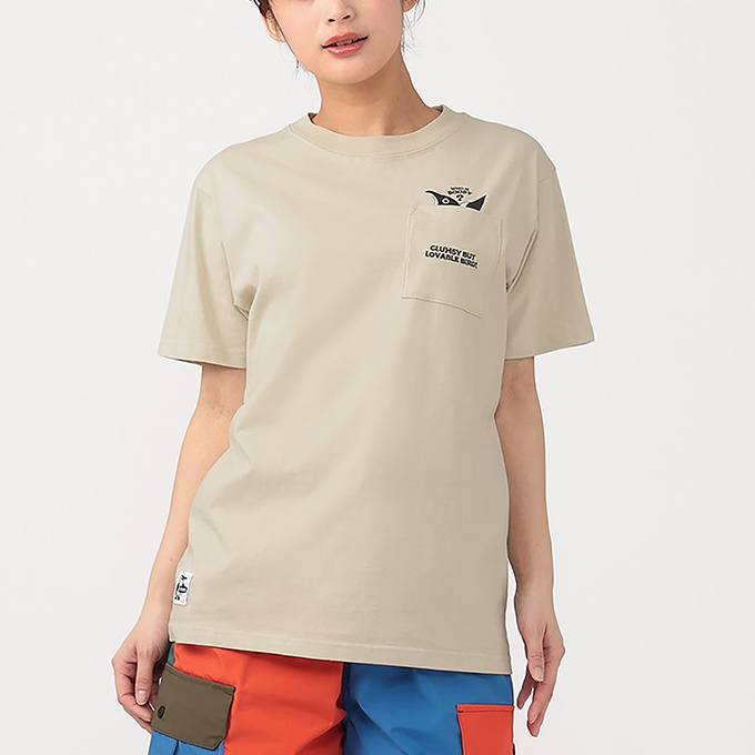 CHUMS チャムス I'm a Booby Bird Pocket T-Shirt アイム ア ブービーバード ポケット Tシャツ CH01-2750 / 2026SUMMERの画像