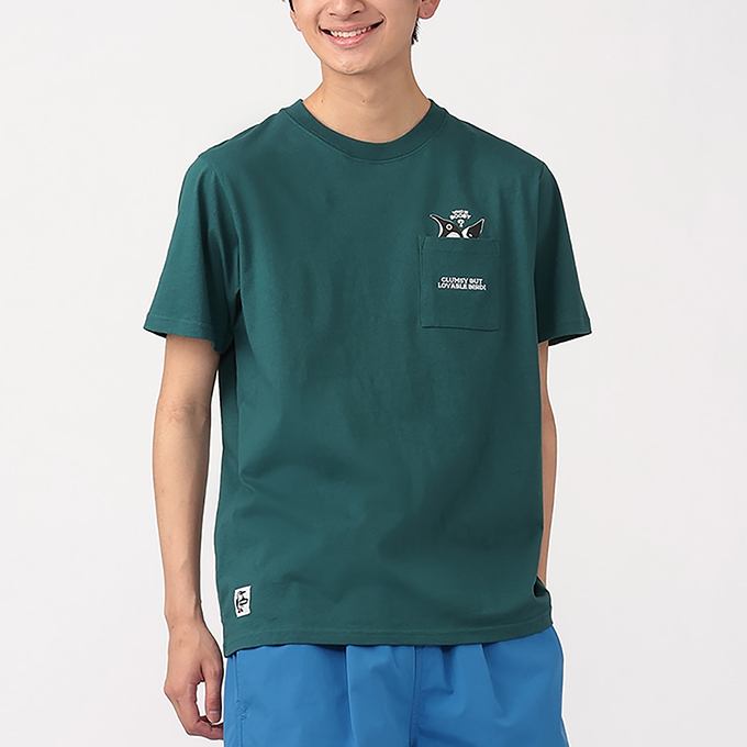 CHUMS チャムス I'm a Booby Bird Pocket T-Shirt アイム ア ブービーバード ポケット Tシャツ CH01-2750 / 2026SUMMERの画像