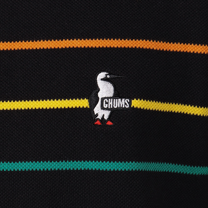 CHUMS チャムス Oversized Booby Border Pique T-Shirt オーバー