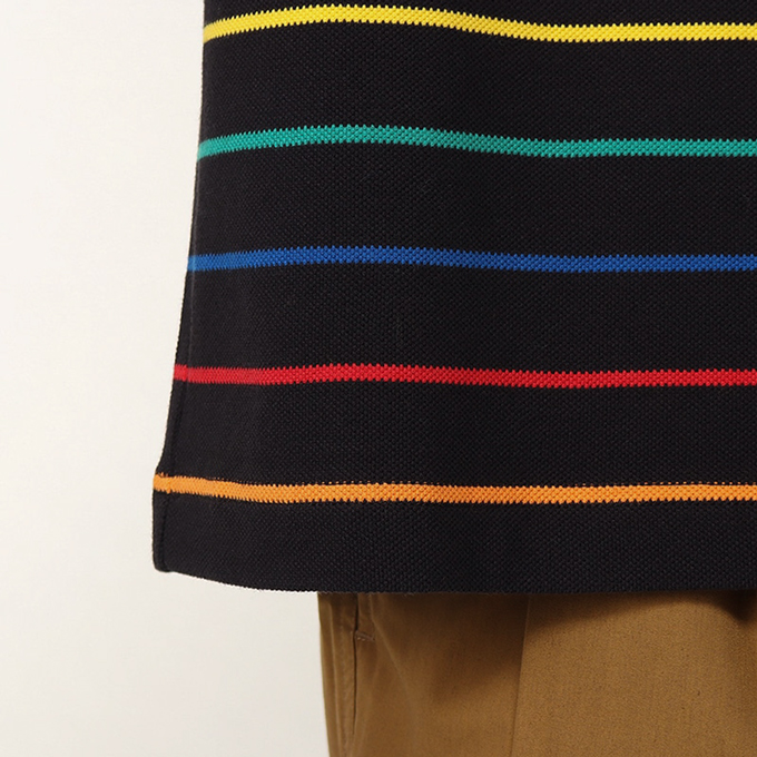 CHUMS チャムス Oversized Booby Border Pique T-Shirt オーバー