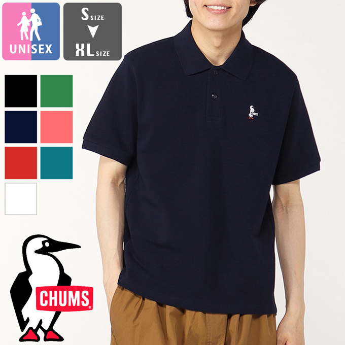 CHUMS チャムス Booby Polo Shirt ブービー S/S ポロシャツ CH02-1190 /2024SUMMER