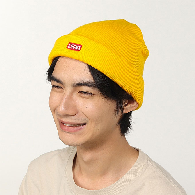 CHUMS チャムス Logo Short Knit ロゴ ショート ニットキャップ