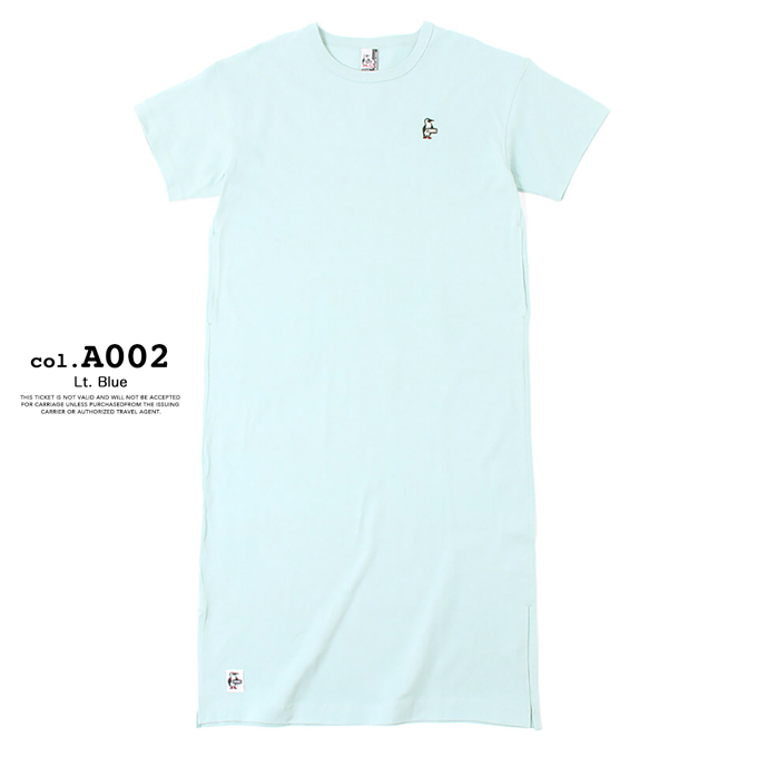 CHUMS チャムス Booby Long One-Piece ブービー ロングワンピース Tシャツワンピ CH18-1243 / 2024SUMMER ※｜jeansstation｜11