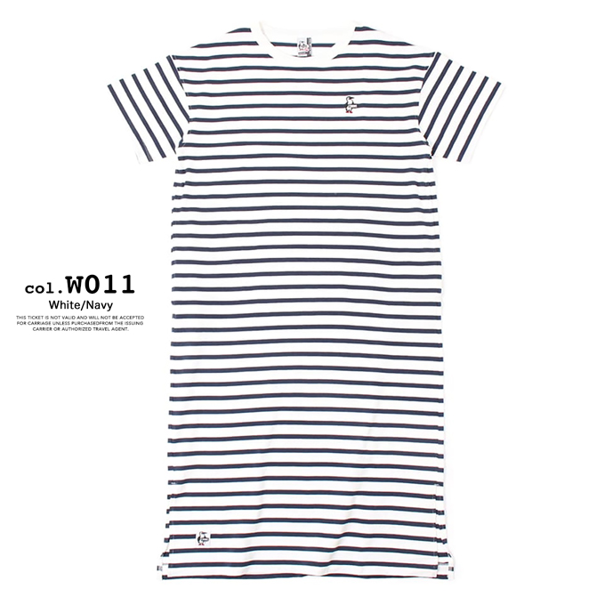 CHUMS チャムス Booby Long One-Piece ブービー ロングワンピース Tシャツワンピ CH18-1243 / 2024SUMMER ※｜jeansstation｜20