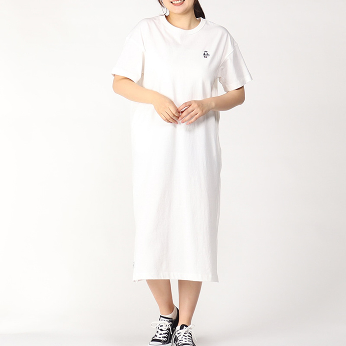CHUMS チャムス Booby Long One-Piece ブービー ロングワンピース Tシャツワンピ CH18-1243 / 2024SUMMER ※｜jeansstation｜08