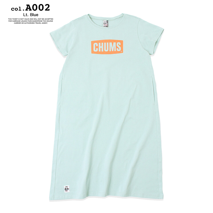 CHUMS 【 チャムス 】 ロゴ ドレス ワンピース Logo Dress CH18