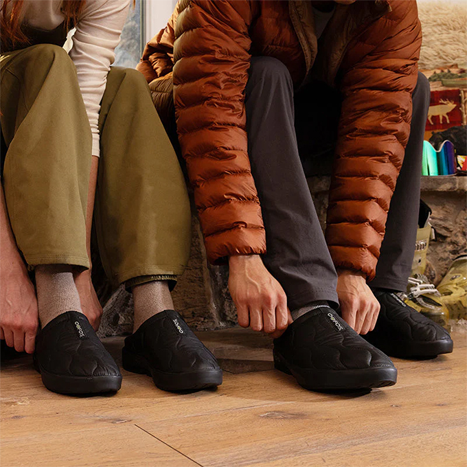 OOFOS（ウーフォス） Men's OOcoozie Thermo Mule ウークージー サーモ