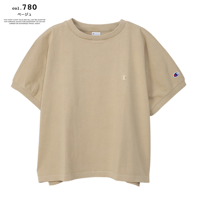 Champion チャンピオン ウィメンズ ワイドシルエット ショートスリーブ Tシャツ CW-Z306 / 2024SUMMER Champion チャンピオン ウィメンズ ワイドシルエット ショート
