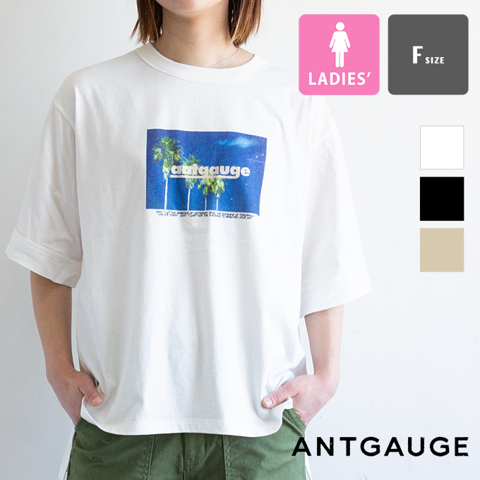 Antgauge アントゲージ 袖カフス 半袖 Tシャツ D1188 / 2025SUMMER